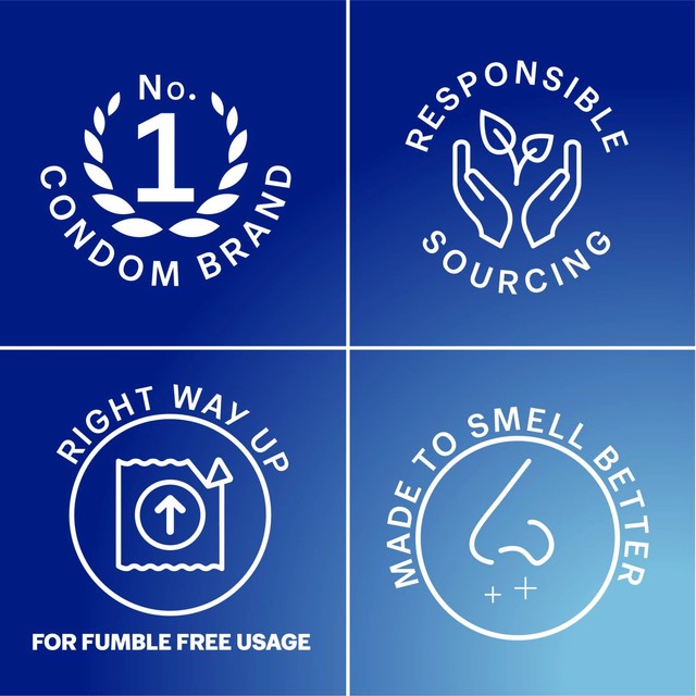 Durex Thin Feel Condoms Enhanced Sensitivity Regular Fit 30 pack - British product