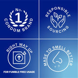 Durex Thin Feel Condoms Enhanced Sensitivity Regular Fit 30 pack - British product