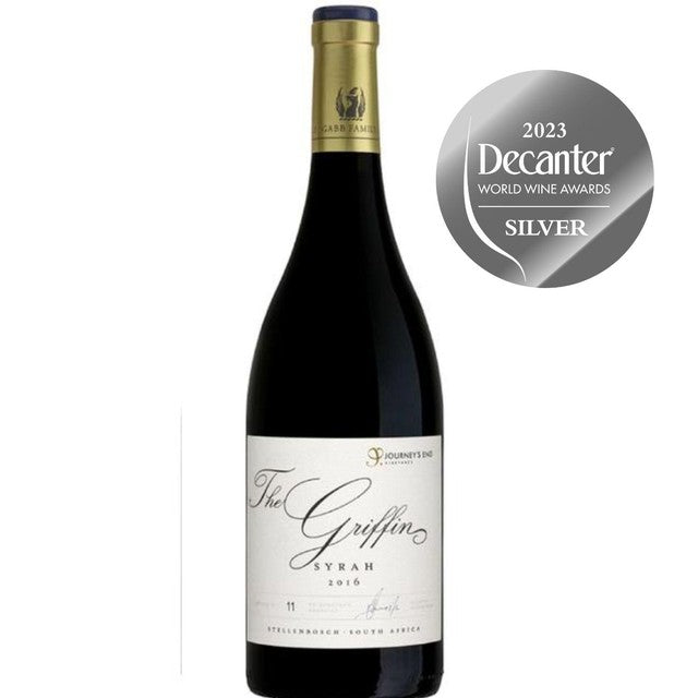 Journey's End Griffin Syrah red wine 75cl, UK version
