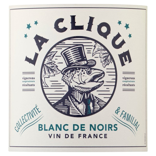La Clique White Merlot wine 75cl, UK version
