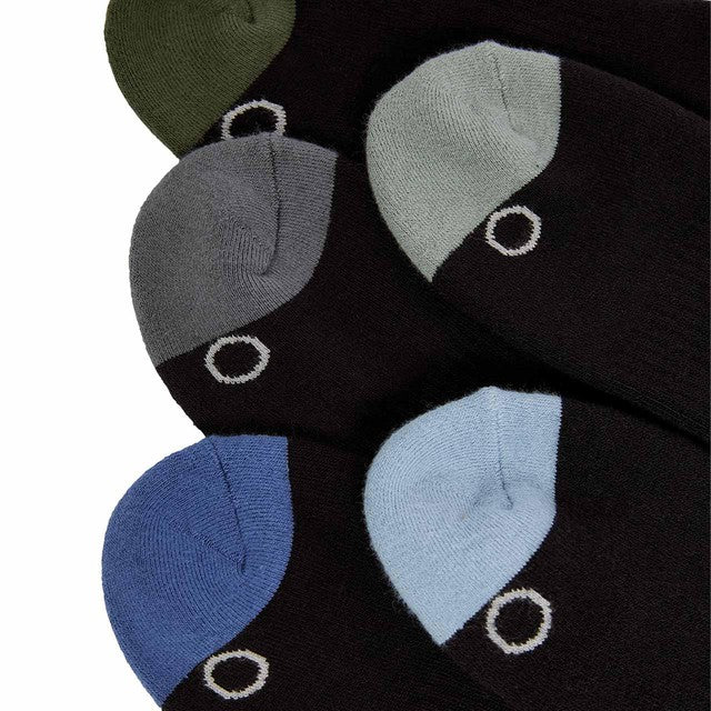 M&S men's Cool & Fresh sports socks 5-pack black, imported from the UK