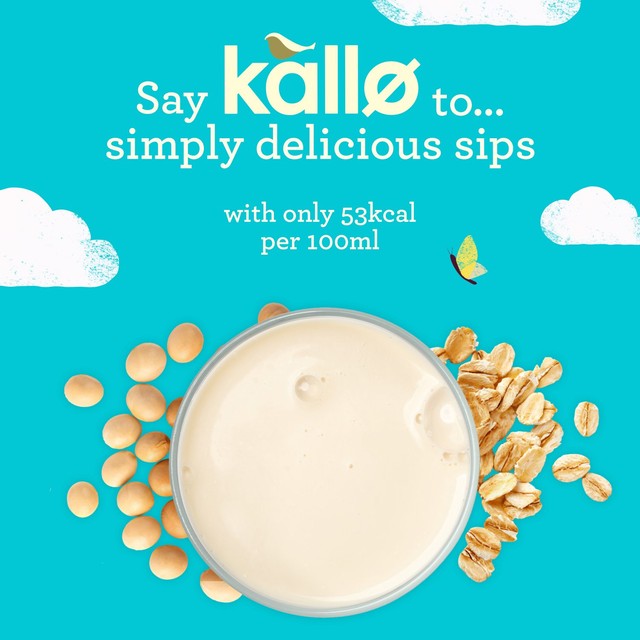Kallo Organic Oat and Soya Protein Drink 1L, UK version