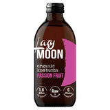 Lazy Moon passionfruit organic kombucha drink 330ml, UK version