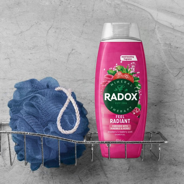 Radox Feel Radiant shower gel, UK version