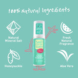 Salt of the Earth melon and cucumber natural deodorant spray 100ml (British brand)