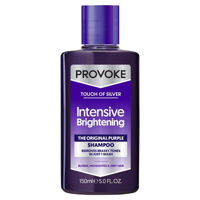 Provoke Touch of Silver brightening shampoo, imported from the UK