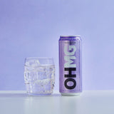 OHMG Blackcurrant Sparkling Magnesium Water 4 x 330ml, imported from the UK