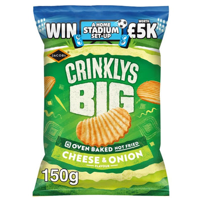 M&S Jacob's Crinklys Cheese & Onion Baked Snacks Share Bag- Buy online at McGrocer