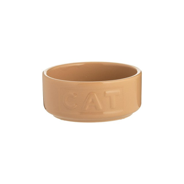 Mason Cash Cane Lettered cat bowl 13cm, imported from the UK