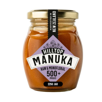 M&S Hilltop Honey Manuka MGO500+ Honey 225g- Buy online at McGrocer