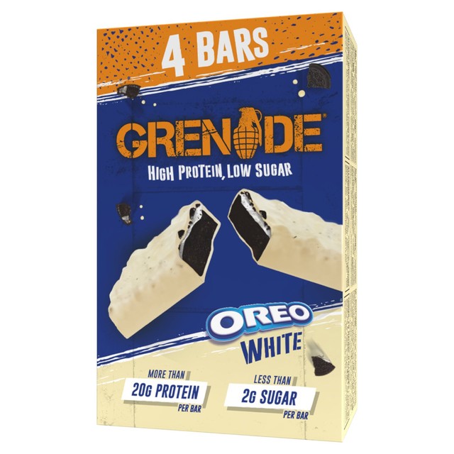 Grenade Oreo White Protein Bar 4 x 60g multipack, UK version