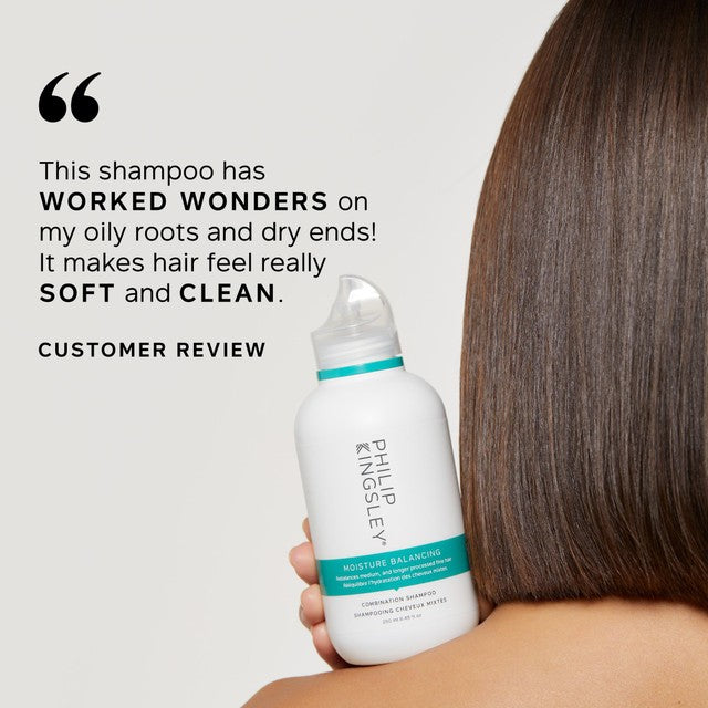 Philip Kingsley Moisture Balancing Combination Shampoo 250ml, imported from the UK