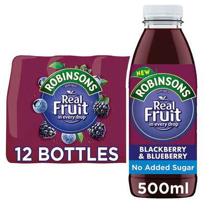 M&S Robinsons Ready to Drink Blackberry & Blueberry Juice Drink- Buy online at McGrocer
