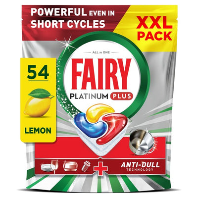 M&S Fairy Platinum Plus Zitronen-All-in-One-Geschirrspülertabs - Jetzt online bei McGrocer kaufen