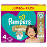 Pampers Premium Protection nappies Size 4 (9-14kg), imported from the UK