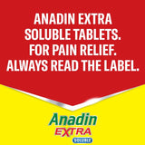 Anadin Extra Soluble pain relief tablets 12s (British brand)