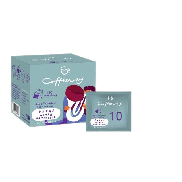 Coffeeway decaf water processed coffee bags - British product