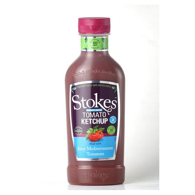 Stokes Ketchup mit reduziertem Zucker, Quetschflasche 475g