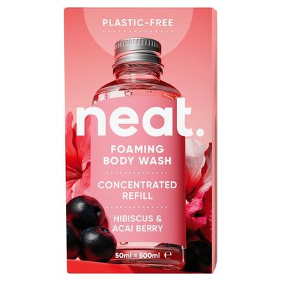 M&S Neat Hibiscus & Acai Berry Foaming Body Wash Refill 50ml- Buy online at McGrocer