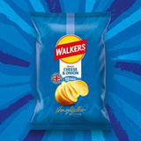 Walkers Cheese & Onion crisps 12x25g multipack (British brand)