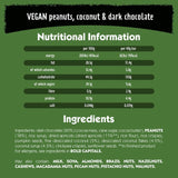Eat Natural vegan bar peanuts coconut dark chocolate, imported from the UK