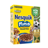 Nesquik chocolate minis breakfast cereal 300g, imported from the UK