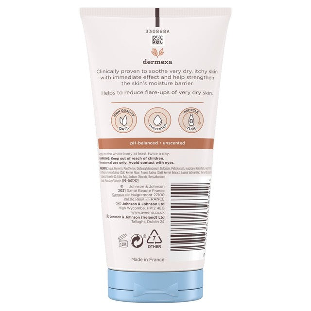 Aveeno baby emollient cream for dry itchy skin - British product