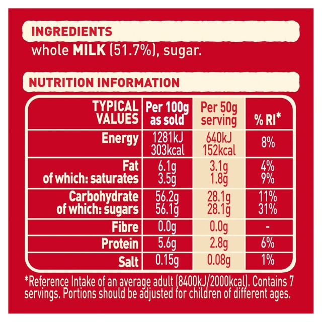 Carnation Caramel condensed milk 397g - British product