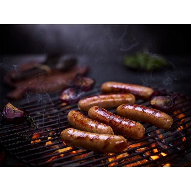 M&S posh dogs pork sausages 540g, imported from the UK