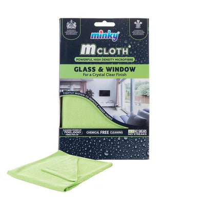 M&S Minky M Glass and Window Microfibre Cleaning Cloth 40cm x 50cm- Buy online at McGrocer