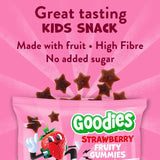 Goodies strawberry fruit gummies bag - British product