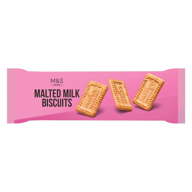 M&S malted milk biscuits 200g, imported from the UK