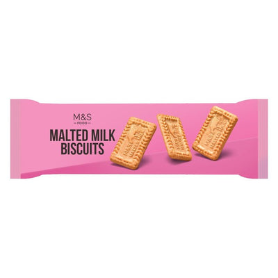M&S M&S Malted Milk Biscuits 200g- Buy online at McGrocer