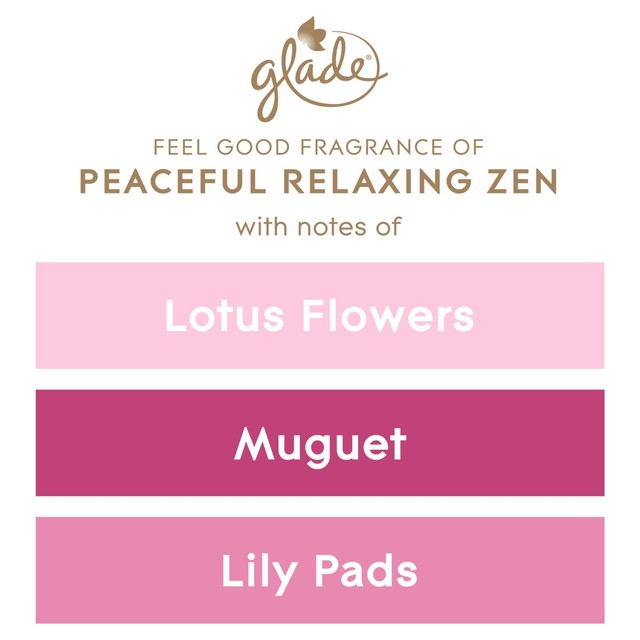 Glade scented candle Relaxing Zen 112g, UK version