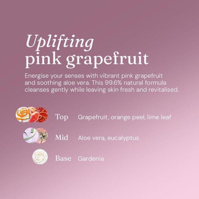 Miniml hand wash pink grapefruit natural formula, UK version