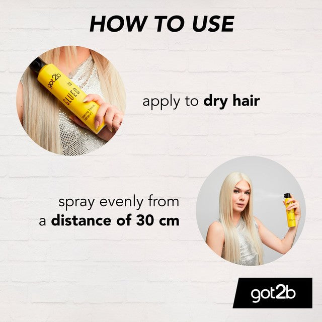 Schwarzkopf got2b Glued Blasting Freeze Spray hairspray 300ml (British brand)