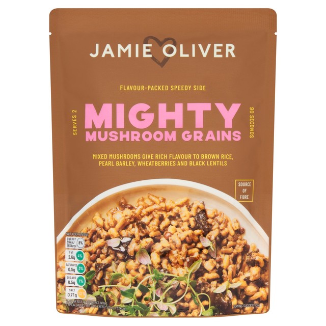 Jamie Oliver Mighty Mushroom grains pouch (British brand)