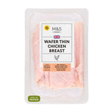 M&S Wafer Thin Chicken Breast Slices 140g, imported from the UK