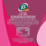 J2O Apple and Raspberry Soft Drink 275ml Sleeve, imported from the UK
