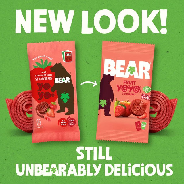 Bear fruit rolls Blackcurrant 5 x 20g - British product