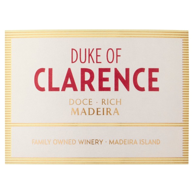 Blandy's Duke of Clarence Rich Madeira 75cl - British product
