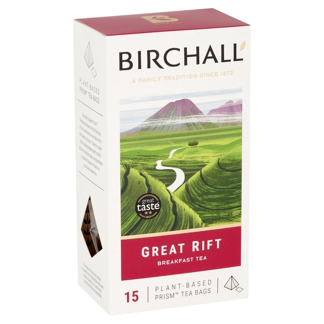 Birchall Great Rift Breakfast Blend black tea bags 15 bags - British product