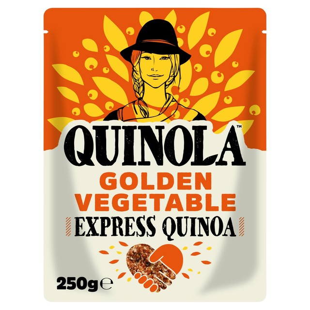 Quinola golden vegetable ready to eat quinoa 250g, imported from the UK