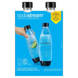 SodaStream carbonating two 1L bottles (British brand)