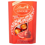 Lindt Lindor blood orange milk chocolate truffles 200g, UK version