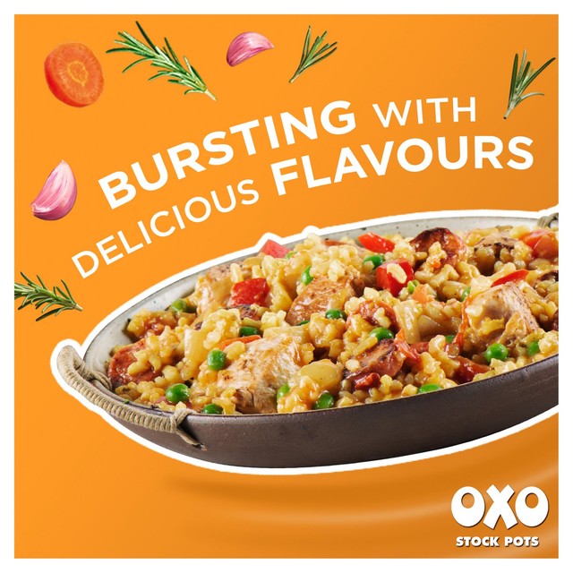 Oxo chicken stock pots 4 x 20g, imported from the UK
