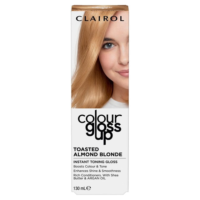 Clairol hair colour gloss conditioner toasted almond blonde - British product
