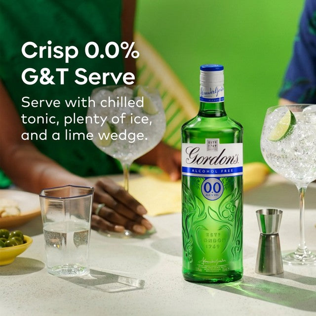 Gordon's 0.0% alcohol-free spirit 70cl, UK version