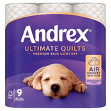 Andrex Ultimate Quilts toilet roll 9 rolls - British product