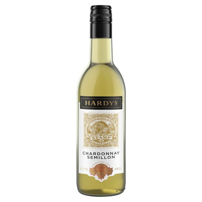 M&S Hardys Stamp Chardonnay Semillon White Wine 187ml- Buy online at McGrocer